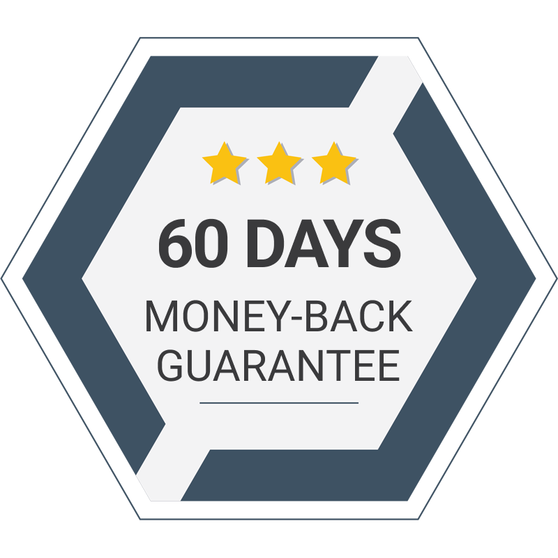 60 days money-back guarantee